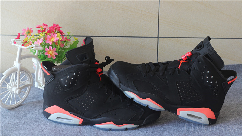 Authentic Air Jordan 6 Retro Black Infrared